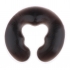 Soft Silicone SPA Gel U Shaped Crescent Pillow - Brown