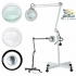 Hygrad Magnifying Floor Lamp with Heavy Rolling Base