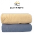 NRG Basic Microfiber 3 PC Sheets Sets (fitted, flat, cradle cover)