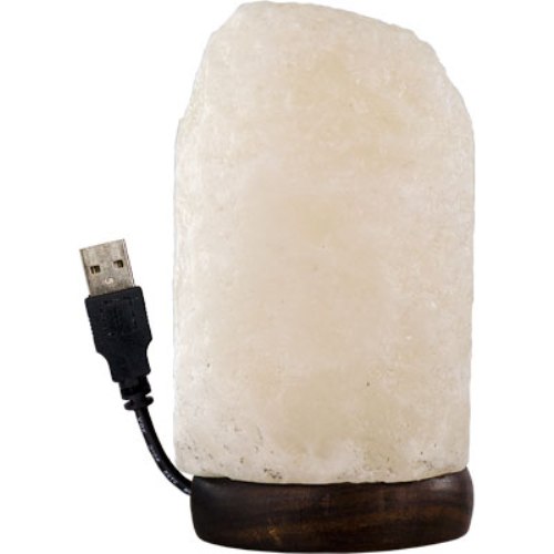 Salt Lamp with USB Cord & Led Light Iceberg - Salt & Selenite Lamps 35806