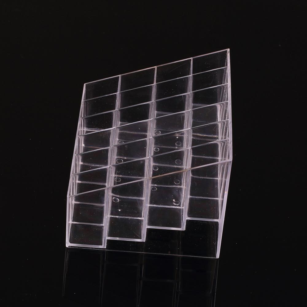 Clear 24 Slot Lipstick/Cosmetic Display Stand - Dispensers & Containers