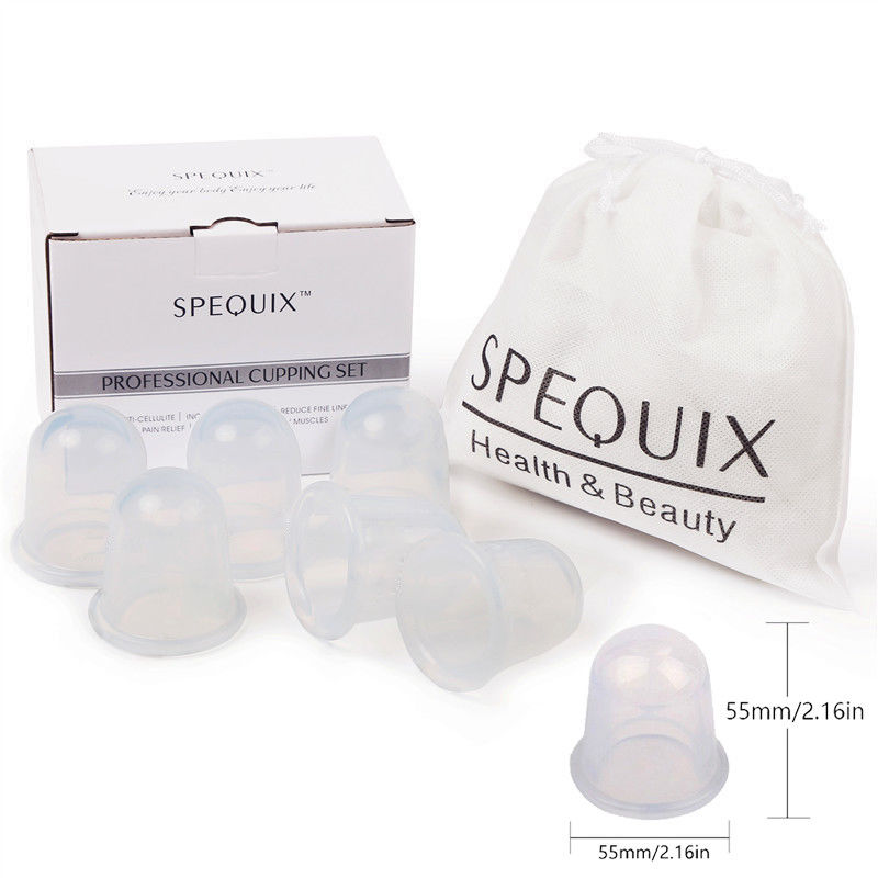 6 Pack Dual Style Silicone Sport Cupping Set — Wave Tools Therapy