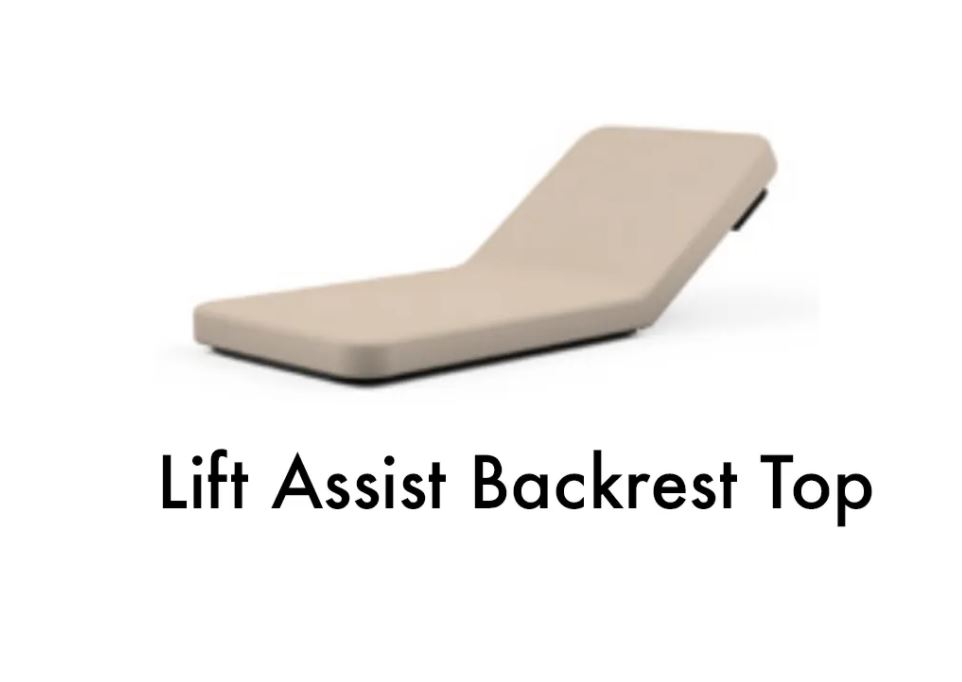 PerformaLift LiftAssist Backrest Top Electric Lift Tables Oakworks
